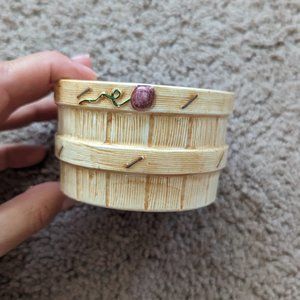 Salt Shaker Barrel Shape Vintage C.I.C. by Peggy Jo Ackley